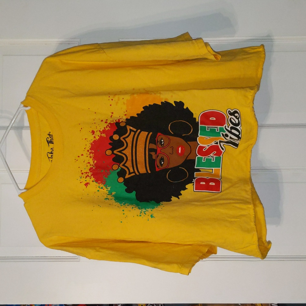 Blessed Vibes crop 3XL